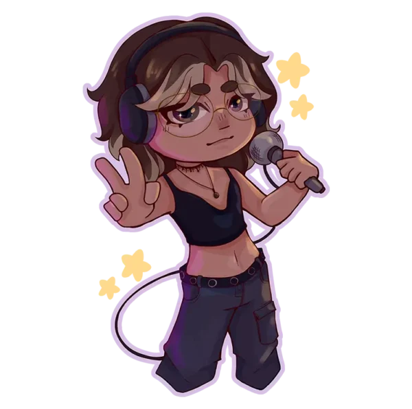 Stickers - Iseox le chanteur