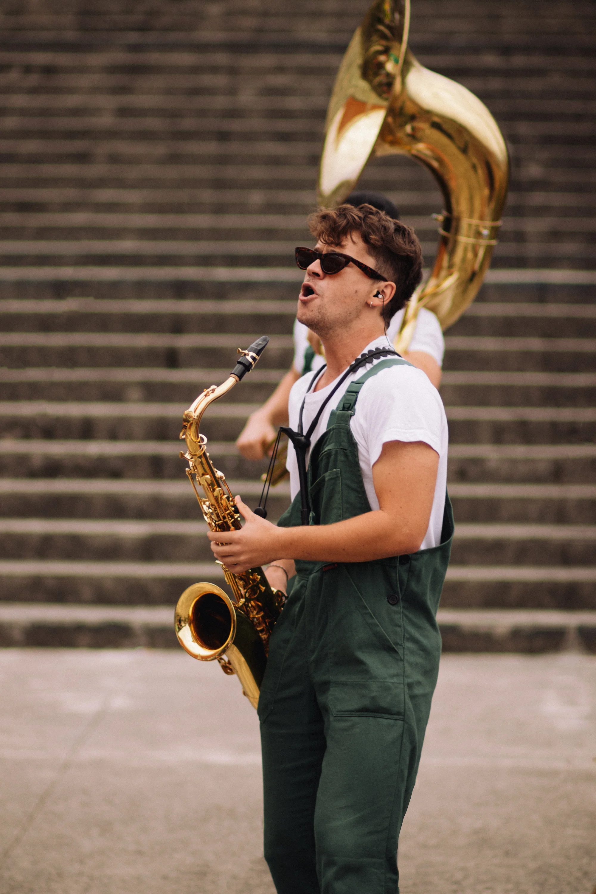 Saxophoniste de la Fanfare FET Toulouse