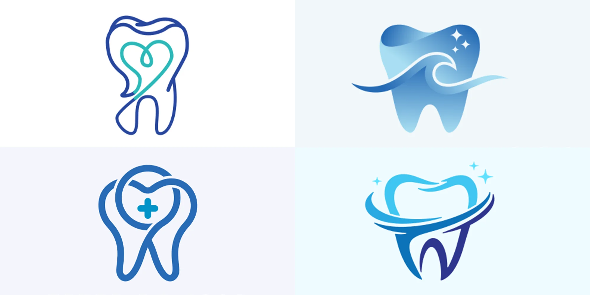 Logo de dentiste créé par IA.