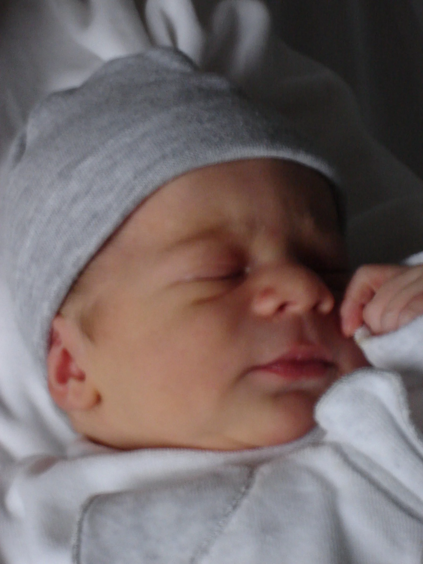 Photo de Iseox bébé, le jour de sa naissance